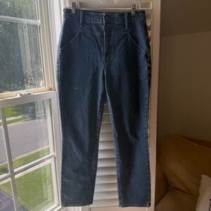 Madewell The Perfect Vintage High Rise Dark Wash Classic Jeans